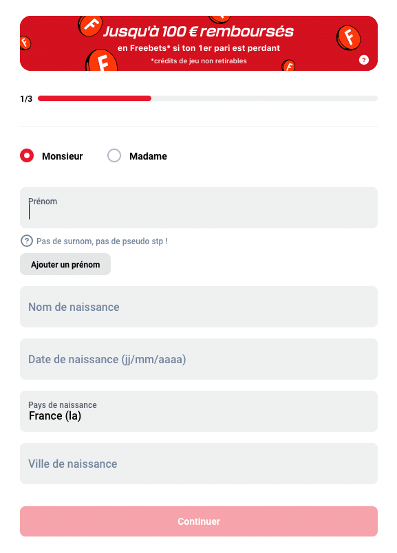Créez un compte ou connectez-vous