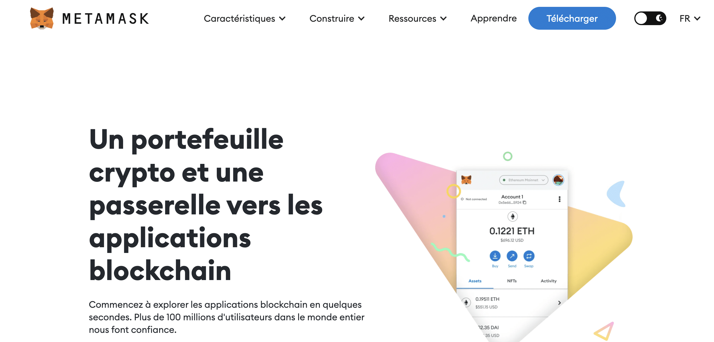 Ayez un portefeuille compatible