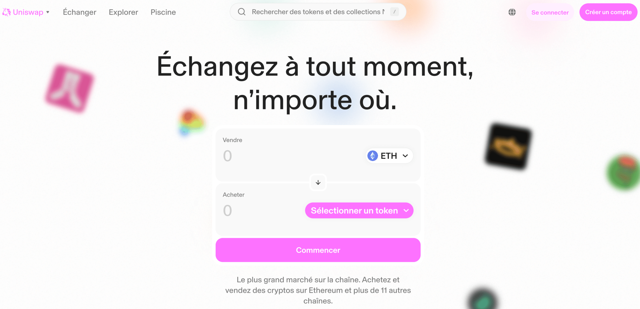 Choisissez une plateforme DeFi