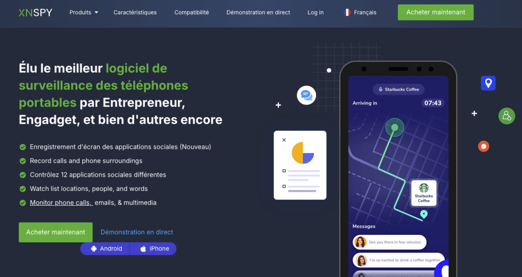 xnspy est une application de surveillance de telephone