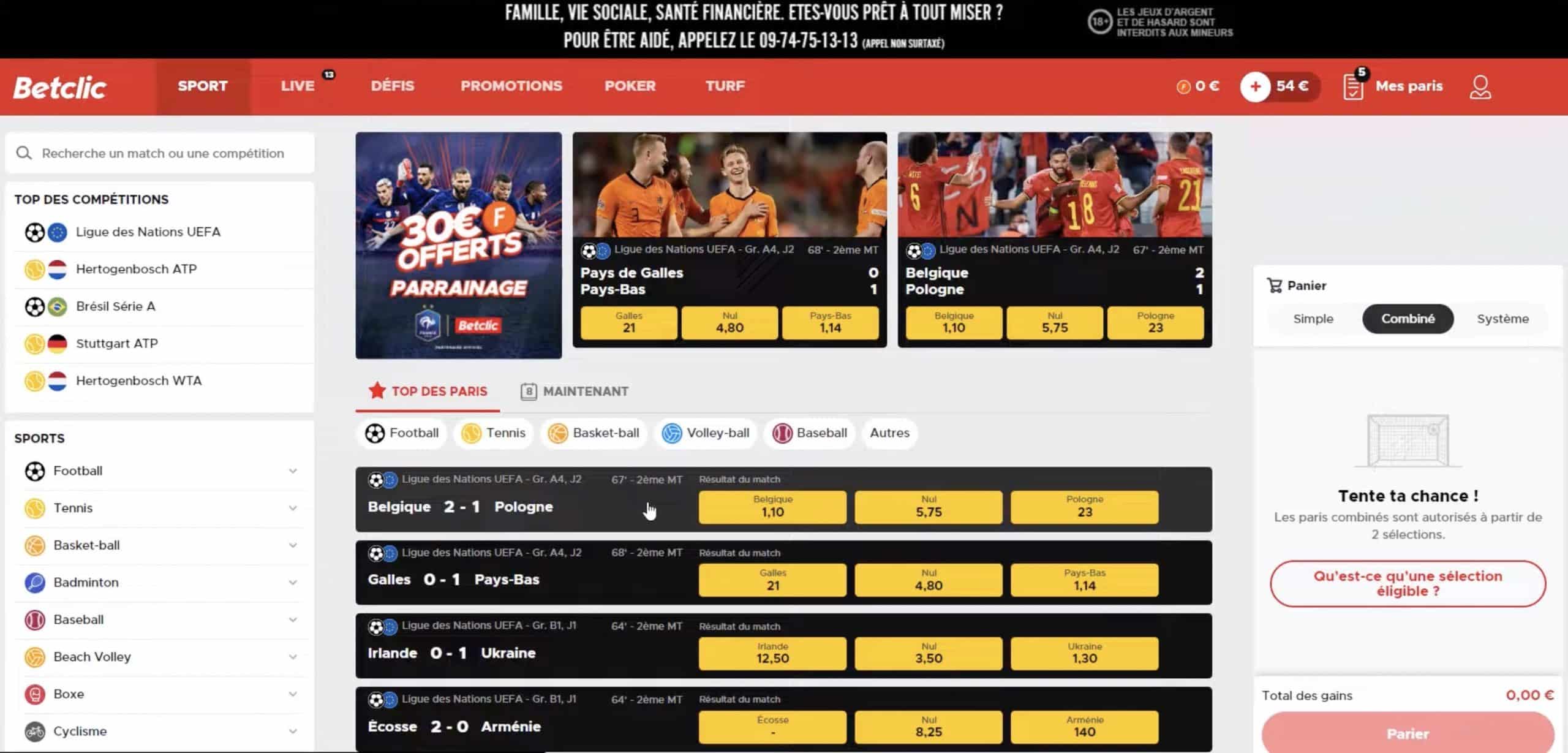 Rendez-vous sur votre profil