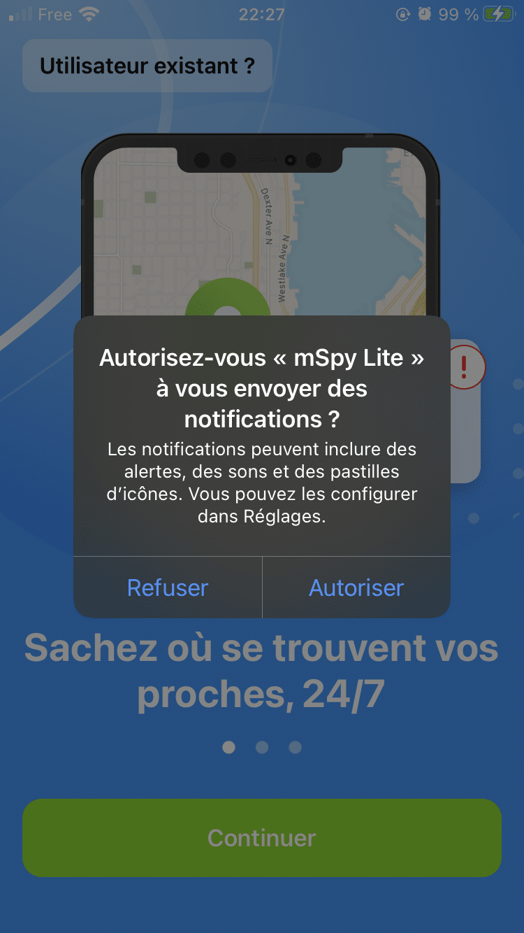 Autorisez les notifications