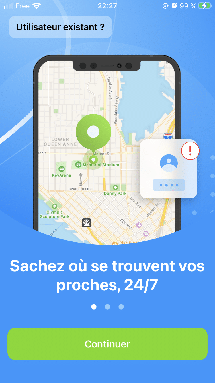 Choisissez un utilisateur