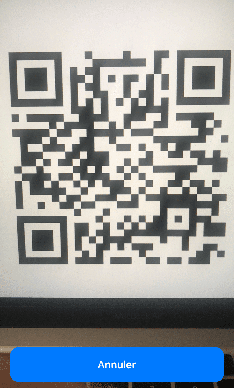 Identifiez l'appareil cible