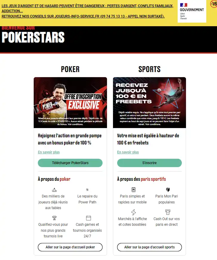 Pokerstars Casino VISA
