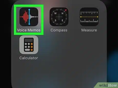 Ouvrez Voice Memos