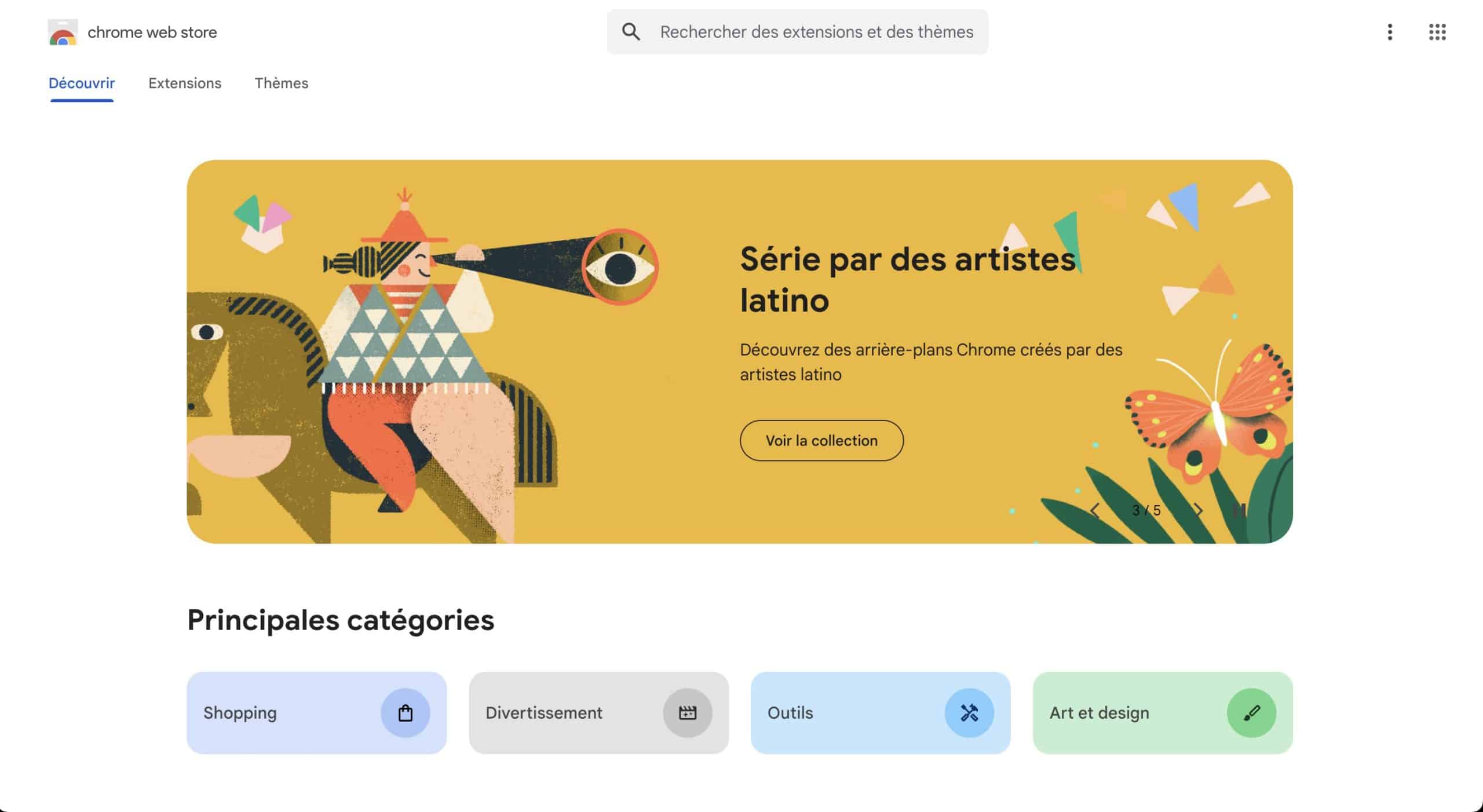 2 - Rendez-vous sur le Chrome Web Store