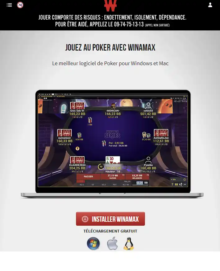 Winamax Casino VISA
