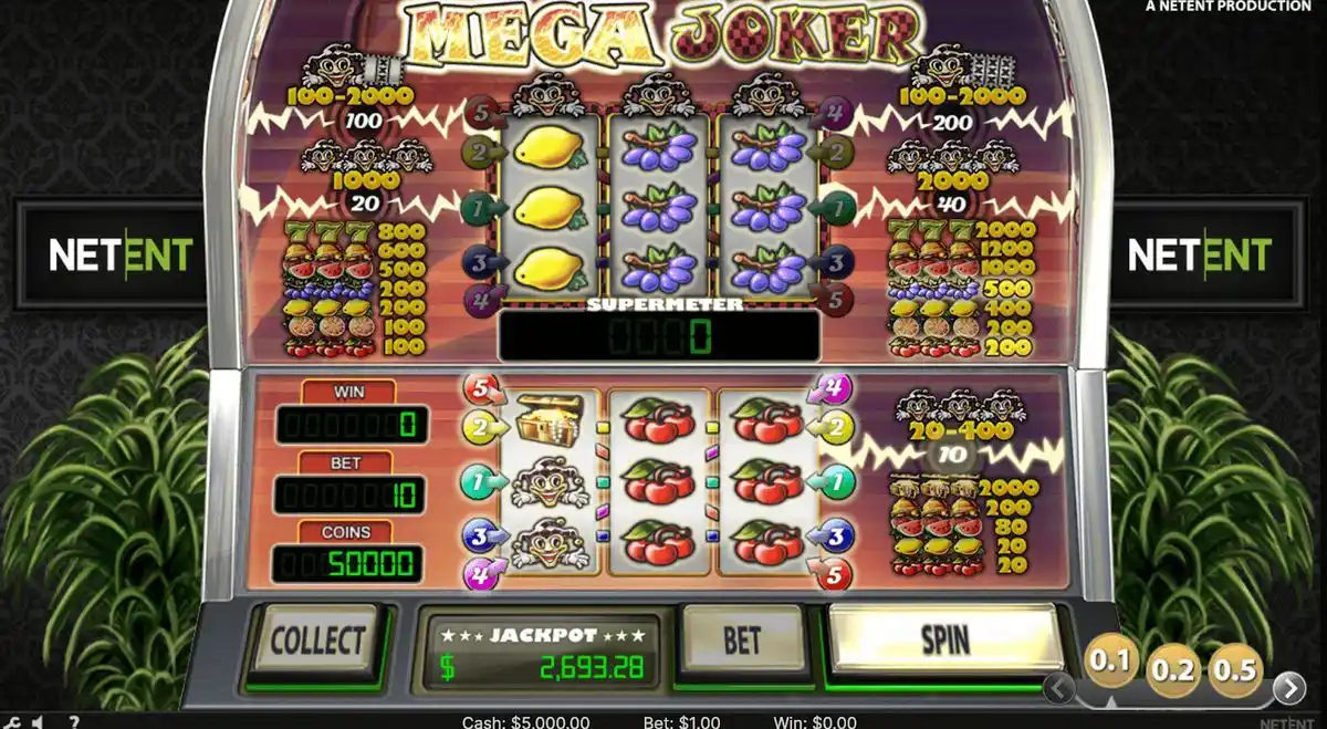 machine à sous mega joker