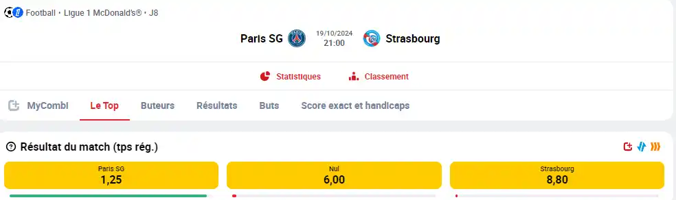 1N2 psg strasbourg