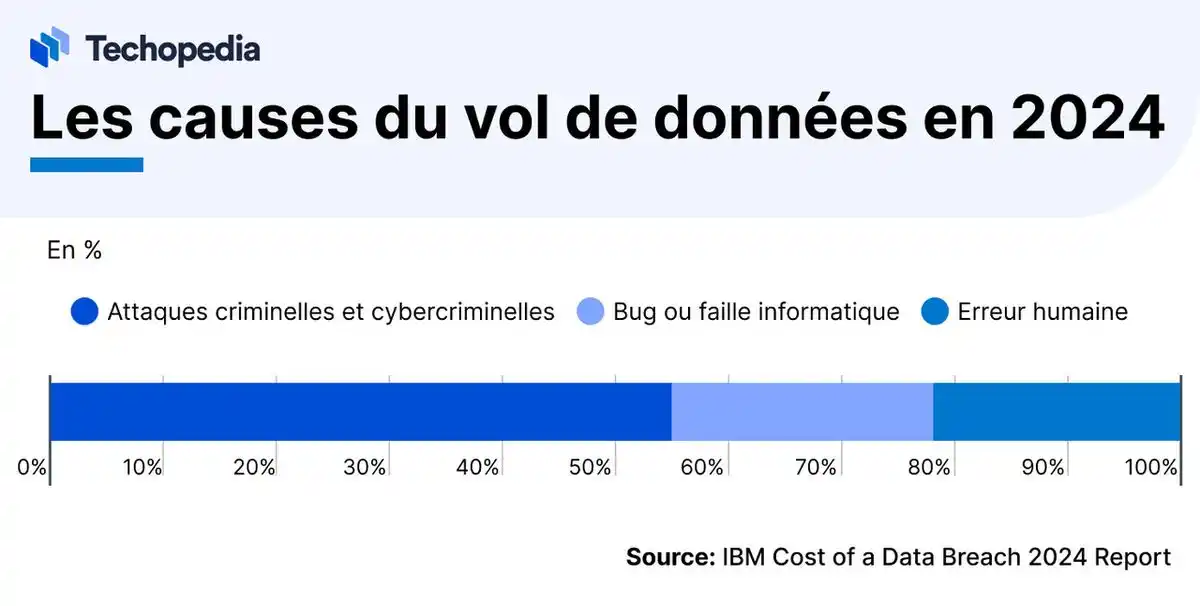 Causes du vol des données en 2024