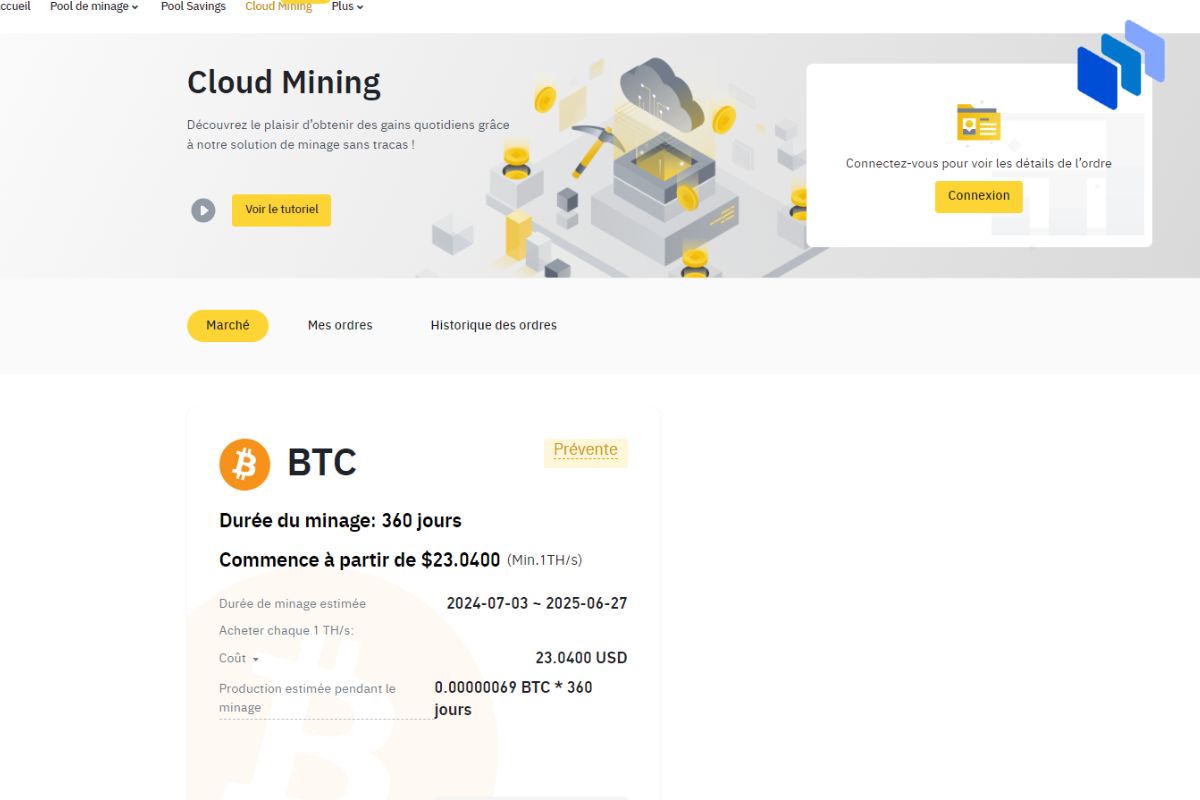binance cloud mining