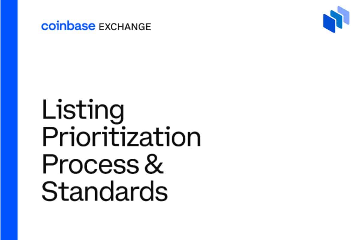 coinbase listing procédure