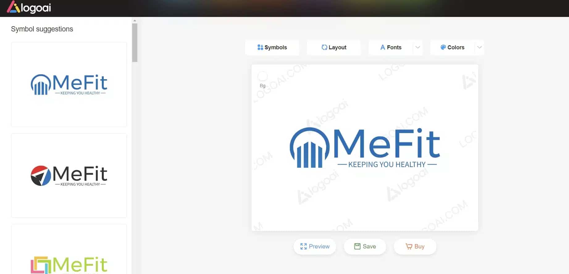 Modifiez le logo