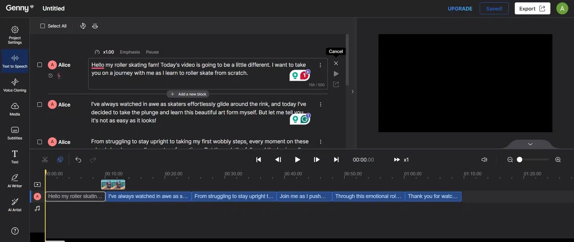 Générez du contenu audio