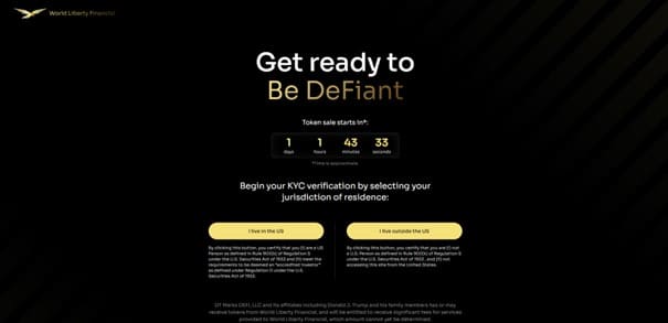 Se rendre sur le site de World Liberty Financial