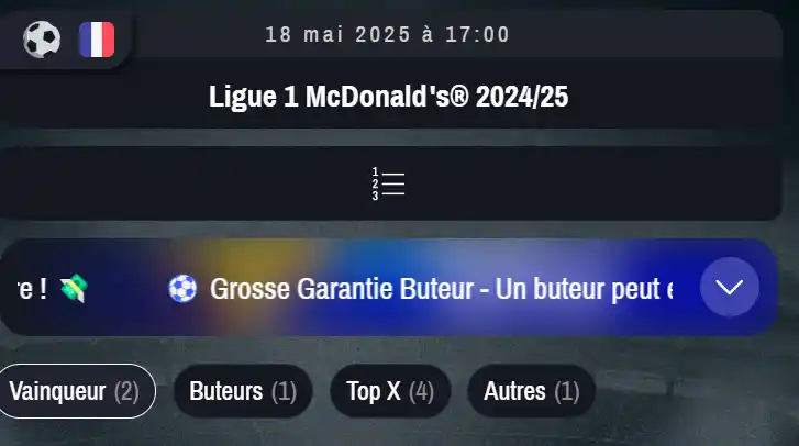 martingale ligue 1