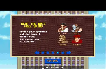 street fighter II world warrior slot