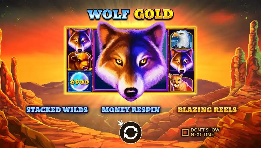wolf gold machine à sous