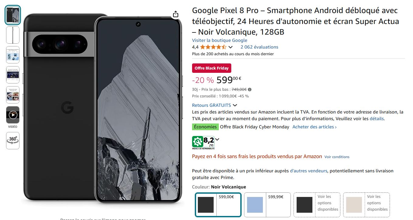 google pixel 8 pro black friday