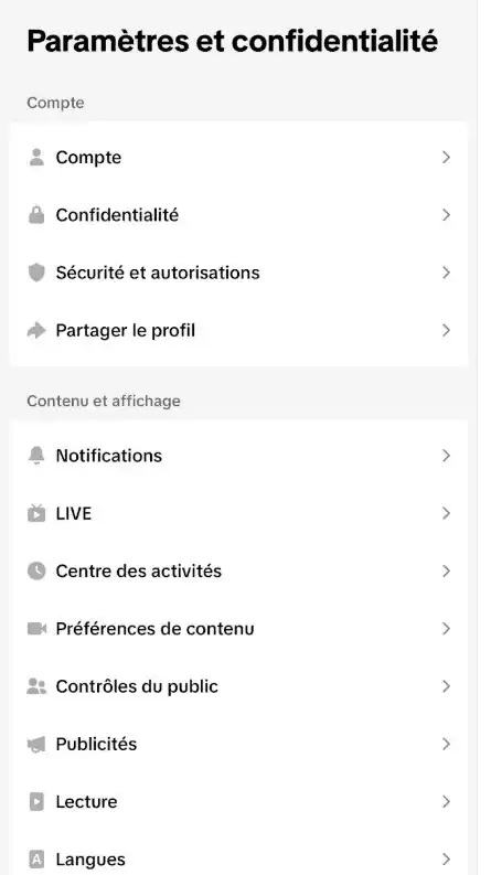 bloquer quelqu'un tik tok guide