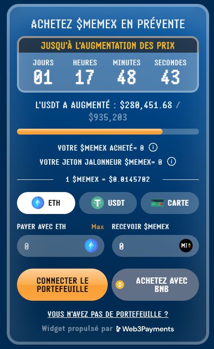 Acheter du Meme Index ($MEMEX)