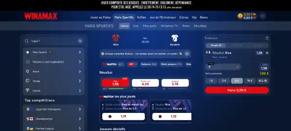 Sélectionnez un match