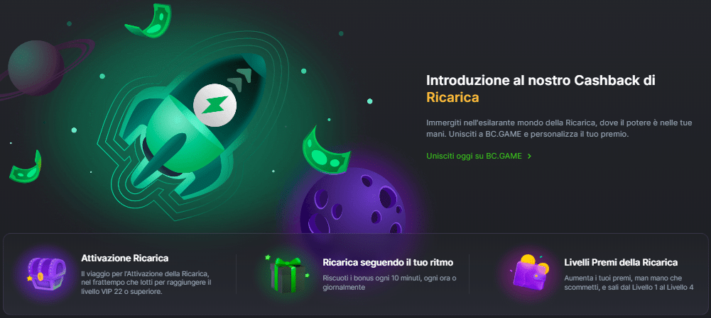 crypto casino - cashback