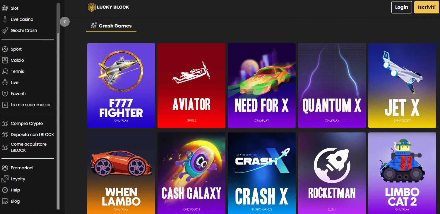 crypto casino - crash game