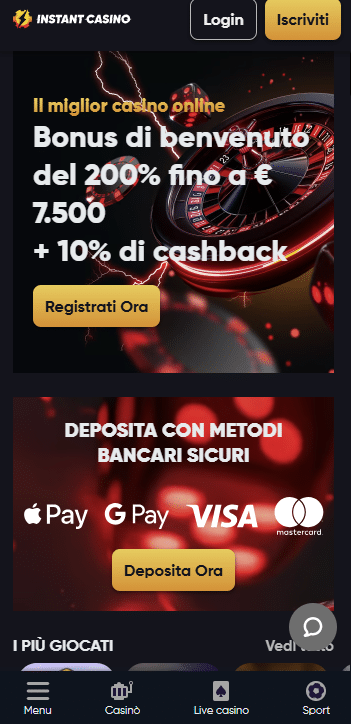 scommesse crypto - instant casino
