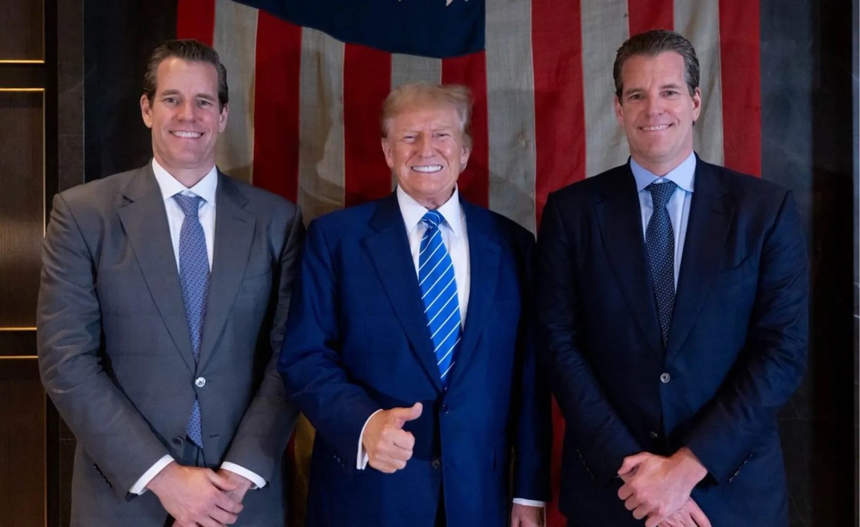 notizie sulle criptovalute - Winklevoss-Trump