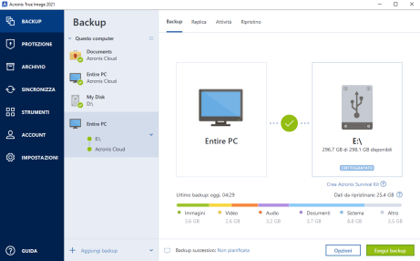 acronis true image - backup