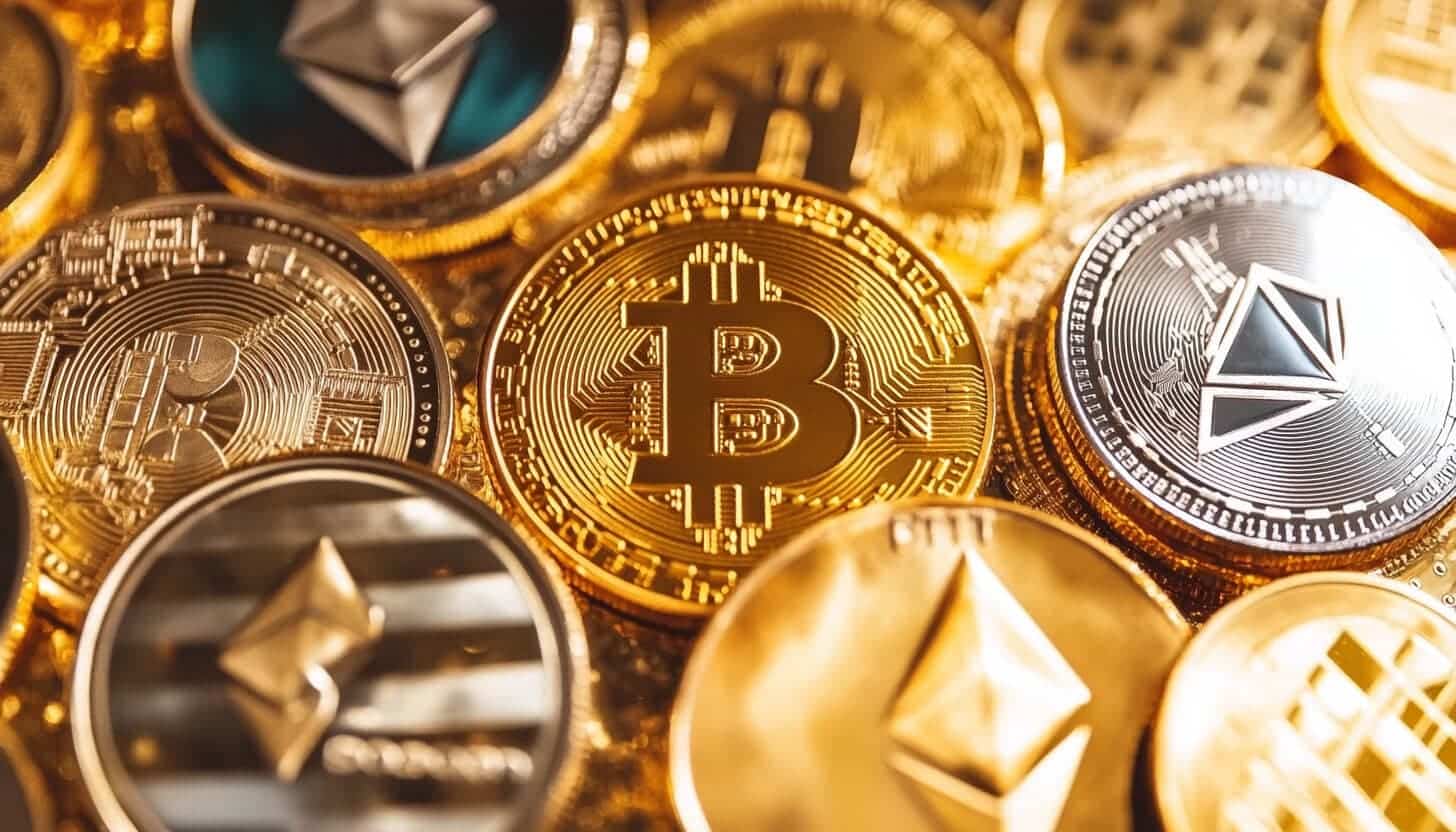 たくさんの仮想通貨コイン