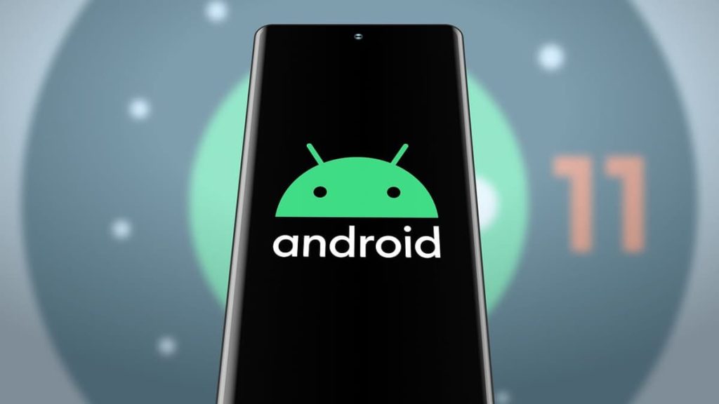 正面から見たAndroidスマホ