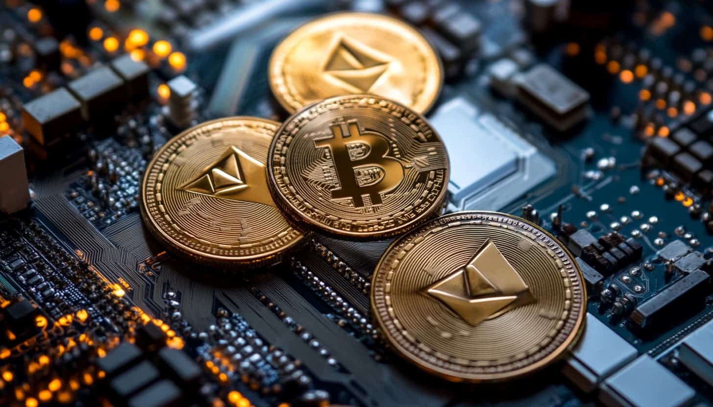 リップル（XRP）とビットコインのイメージ