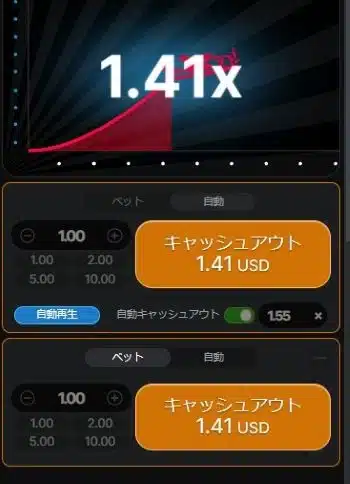 ダブル賭けのやり方