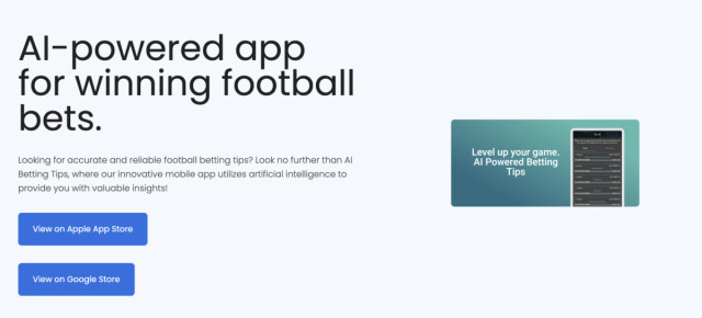AI 스포츠 분석 사이트 AI Betting Tips