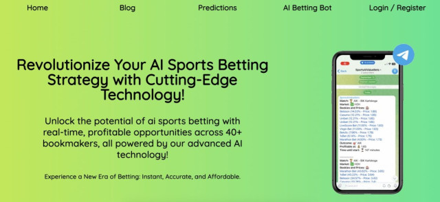 AI 스포츠 베팅 플랫폼 