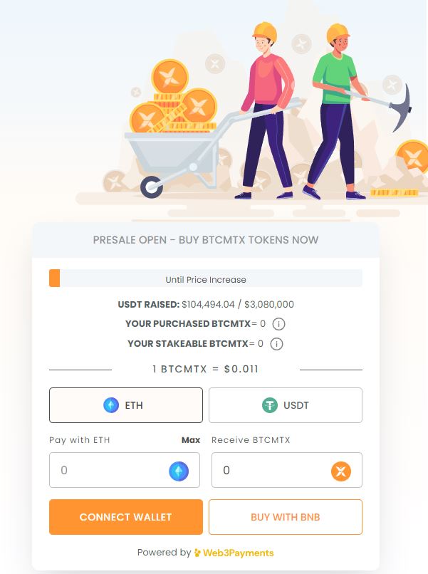 Bitcoin Minetrix Presale