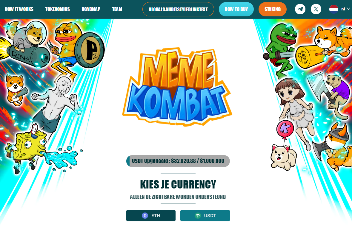 meme kombat presale