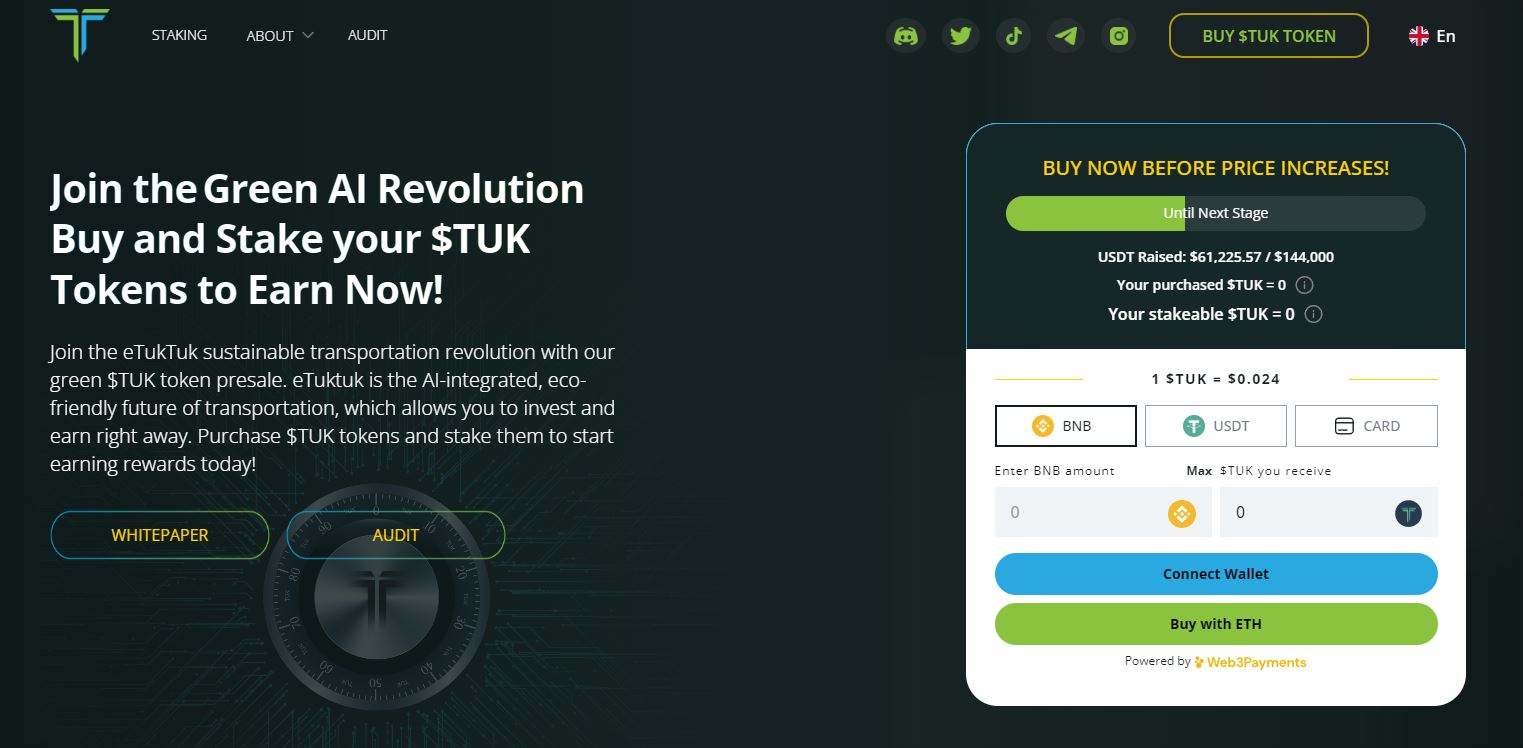 eTukTuk Presale