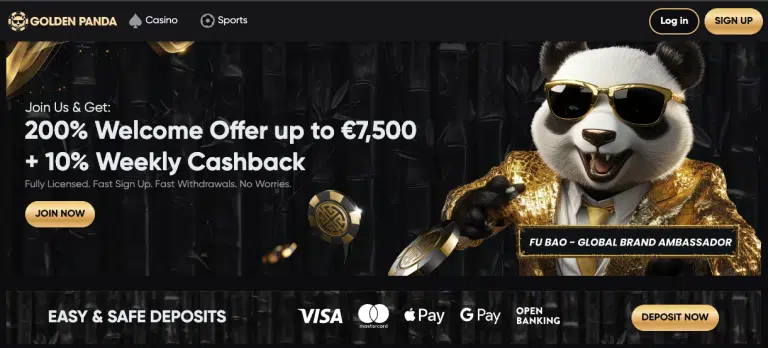 Golden Panda - Beste Skrill casino in Nederland