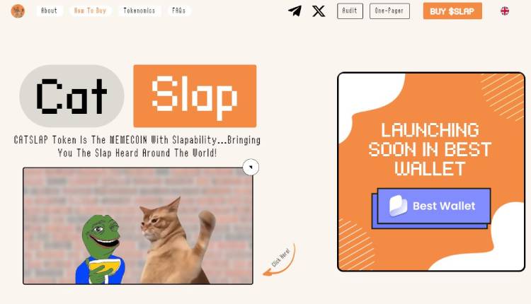 CatSlap, gratis Bitcoins ontvangen