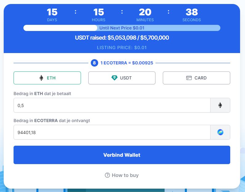 Ecoterra Presale