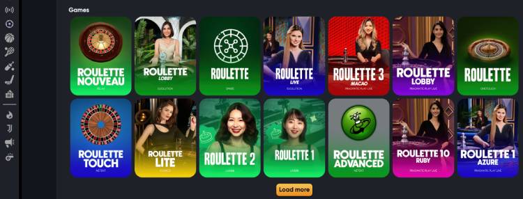 Instant Casino roulette