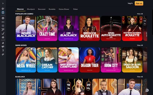 Instant Casino spelaanbod