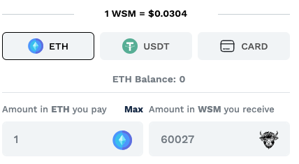 koop de $WSM tokens