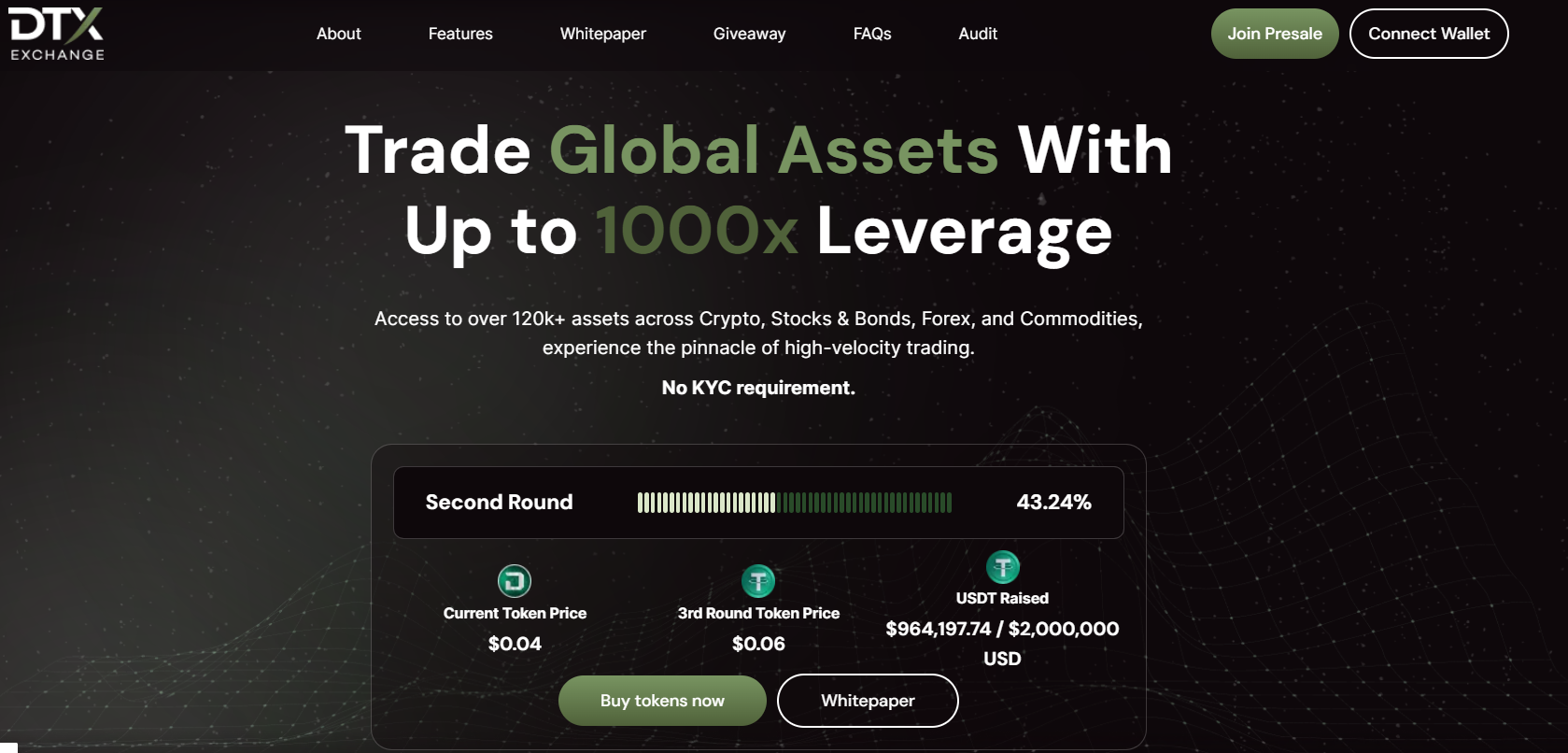 dtx exchange nieuwe cryptomunten