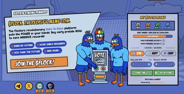 Flockerz beste ERC-20 token