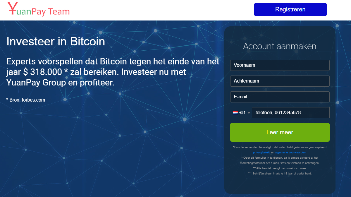 YuanPay Group Review Veilig Traden in Crypto of een Scam?